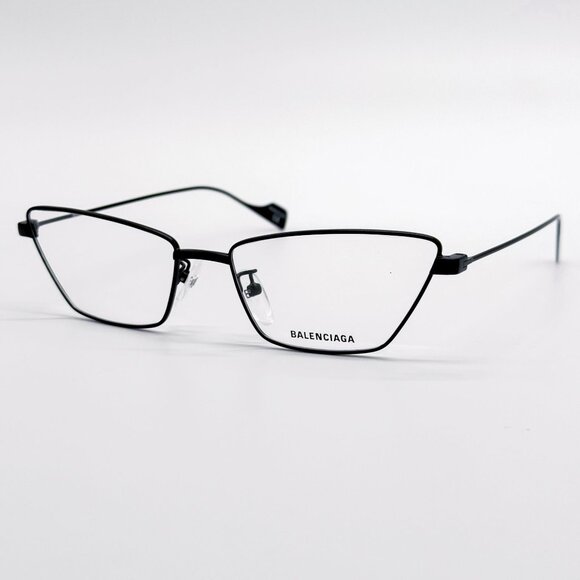 NEW BALENCIAGA EYEGLASSES BB0091O 001 CAT EYE BLACK WOMEN EYEWEAR BALENCIAGA - Picture 3 of 9